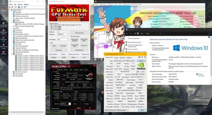 Ігровий ноутбук Asus ROG Zephyrus GX501 / 15.6" (1920x1080) IPS / Intel Core i7-7700HQ (4 (8) ядра по 2.8 - 3.8 GHz) / 24 GB DDR4 / 1000 GB SSD / nVidia GeForce GTX 1080 Max-Q, 8 GB GDDR5, 256-bit / WebCam / Win 10
