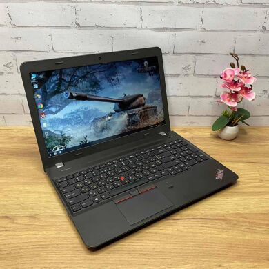 Ноутбук Lenovo ThinkPad E550 / 15.6" (1366x768) TN / Intel Core i5-5200U (2 (4) ядра по 2.2 - 2.7 GHz) / 8 GB DDR3 / 256 GB SSD / Intel HD Graphics 5500 / USB 3.0 / HDMI Ноутбук Lenovo ThinkPad E550 / 15.6" (1366x768) TN / Intel Core i5-5200U (2 (4) ядра по 2.2 - 2.7 GHz) / 8 GB DDR3 / 256 GB SSD / Intel HD Graphics 5500 / USB 3.0 / HDMI