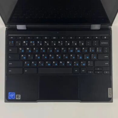 Нетбук Lenovo Chromebook 300e / 11.6" (1366x768) IPS Touch / Intel Celeron N4020 (2 ядра по 1.1 - 2.8 GHz) / 4 GB DDR4 / 32 GB SSD / Intel UHD Graphics 600 / WebCam / USB Type-C Нетбук Lenovo Chromebook 300e / 11.6" (1366x768) IPS Touch / Intel Celeron N4020 (2 ядра по 1.1 - 2.8 GHz) / 4 GB DDR4 / 32 GB SSD / Intel UHD Graphics 600 / WebCam / USB Type-C