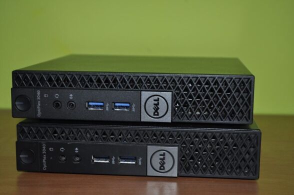 Неттоп Dell OptiPlex 3040 Micro USFF / Intel Core i5-6500T (4 ядра по 2.5 - 3.1 GHz) / 8 GB DDR3 / 1000 GB SSD / Intel HD Graphics 530 / Windows 11 Pro / Блок питания