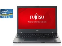 Ноутбук Fujitsu LifeBook U758 / 15.6" (1920x1080) IPS / Intel Core i7-8650U (4 (8) ядра по 1.9 - 4.2 GHz) / 8 GB DDR4 / 240 GB SSD / Intel UHD Graphics 620 / WebCam
