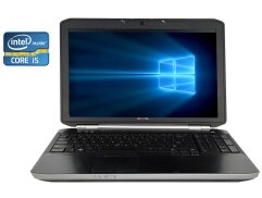 Ноутбук Dell Latitude E5520 / 15.6" (1920x1080) TN / Intel Core i5-2430M (2 (4) ядра по 2.4 - 3.0 GHz) / 8 GB DDR3 / 120 GB SSD / Intel HD Graphics 3000 / WebCam / DVD-RW