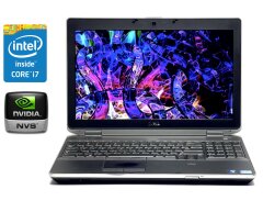 Ноутбук А-клас Dell Latitude E6530 / 15.6" (1920x1080) TN / Intel Core i7-3740QM (4 (8) ядра по 2.7 - 3.7 GHz) / 8 GB DDR3 / 120 GB SSD / nVidia NVS 5200M, 1 GB DDR3, 64-bit / DVD-RW