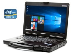 Захищений ноутбук Panasonic Toughbook CF-53 / 14" (1366x768) TN / Intel Core i5-2410M (2 (4) ядра по 2.3 - 2.9 GHz) / 12 GB DDR3 / 480 GB SSD / Intel HD Graphics 3000 / Win 10 Pro