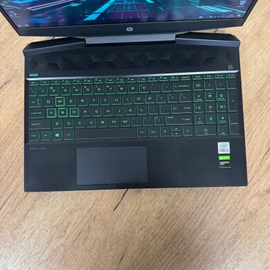 Ігровий ноутбук Б-клас HP Pavilion Gaming 15-dk1035nr / 15.6" (1920x1080) IPS / Intel Core i5-10300H (4 (8) ядра по 2.5 - 4.5 GHz) / 16 GB DDR4 / 512 GB SSD / nVidia GeForce GTX 1050, 3 GB GDDR5, 96-bit / WebCam