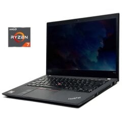 Ультрабук Lenovo ThinkPad P14s Gen 1 / 14" (1920x1080) IPS / AMD Ryzen 7 4750U (8 (16) ядер по 1.7 - 4.1 GHz) / 16 GB DDR4 / 256 GB SSD / AMD Radeon RX Vega 7 Graphics / WebCam / Win 10 Pro