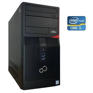 ПК Fujitsu Esprimo P556 E85+ Tower / Intel Core i5-6500 (4 ядра по 3.2 - 3.6 GHz) / 8 GB DDR4 / 1000 GB HDD / nVidia GeForce GTX 550 Ti, 1 GB GDDR5, 192-bit / DVD-RW