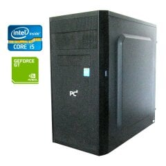 Игровой ПК PC2 Tower / Intel Core i5-4590S (4 ядра по 3.0 - 3.7 GHz) / 16 GB DDR3 / 256 GB SSD / nVidia GeForce GT 1030, 2 GB GDDR5, 64-bit / 300W / Win 10 Pro + Кабель питания