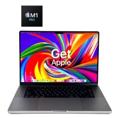 Ультрабук Apple MacBook Pro 16 (2021) / 16.2" (3456x2234) IPS / Apple M1 Pro (10 ядер по 2.1 - 3.2 GHz) / 16 GB DDR5 / 512 GB SSD / Apple M1 Pro Graphics / WebCam / MacOS