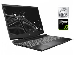 Ігровий ноутбук Б-клас HP Pavilion Gaming 15-dk1035nr / 15.6" (1920x1080) IPS / Intel Core i5-10300H (4 (8) ядра по 2.5 - 4.5 GHz) / 16 GB DDR4 / 512 GB SSD / nVidia GeForce GTX 1050, 3 GB GDDR5, 96-bit / WebCam
