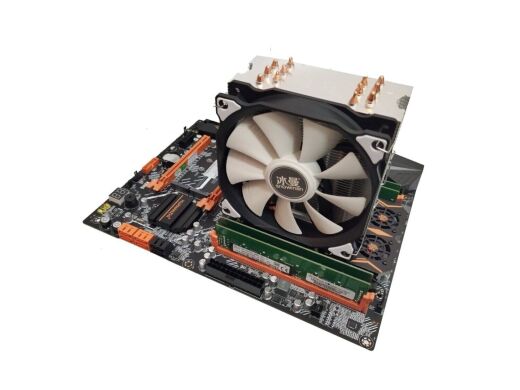 Комплект: Материнська плата Huananzhi X99 BD4 + Intel Xeon E5-2690 v3 (12 (24) ядер по 2.6 - 3.5 GHz) + 16 GB DDR4 + Кулер SNOWMAN M-T6