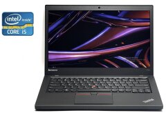 Ультрабук Lenovo ThinkPad T450s / 14" (1920x1080) IPS / Intel Core i5-5300U (2 (4) ядра по 2.3 - 2.9 GHz) / 12 GB DDR3 / 240 GB SSD / Intel HD Graphics 5500 / WebCam