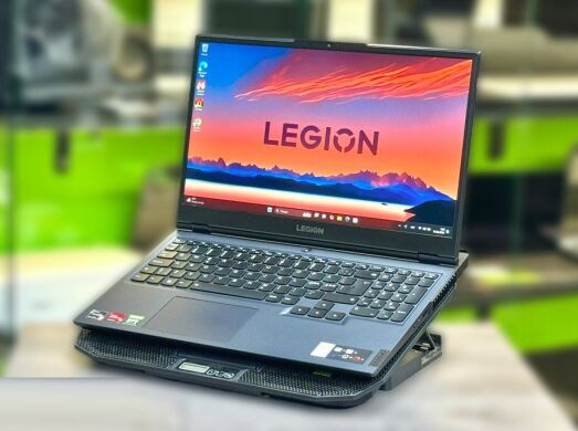 Игровой ноутбук Lenovo Legion 5 15ACH6H / 15.6" (1920x1080) IPS / AMD Ryzen 5 5600H (6 (12) ядер по 3.3 - 4.2 GHz) / 16 GB DDR4 / 512 GB SSD M.2 / nVidia GeForce RTX 3060, 6 GB GDDR6, 192-bit / WebCam / Win 11 Home