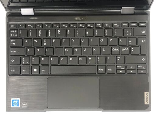 Нетбук-трансформер Lenovo 300e 2nd Gen / 11.6" (1366x768) IPS Touch / Intel Pentium Silver N5030 (4 ядра по 1.1 - 3.1 GHz) / 8 GB DDR4 / 128 GB SSD / Intel UHD Graphics 605 / WebCam / Win 10 Pro Нетбук-трансформер Lenovo 300e 2nd Gen / 11.6" (1366x768) IPS Touch / Intel Pentium Silver N5030 (4 ядра по 1.1 - 3.1 GHz) / 8 GB DDR4 / 128 GB SSD / Intel UHD Graphics 605 / WebCam / Win 10 Pro
