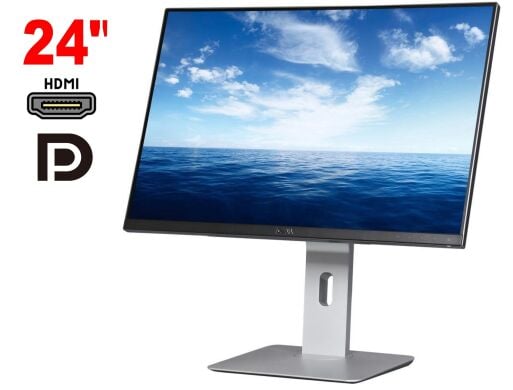 Монитор Dell UltraSharp U2415 / 24" (1920x1200) IPS / 2x HDMI, 3x DP, 6x USB 3.0, 1x Audio / VESA 100x100 / Pivot