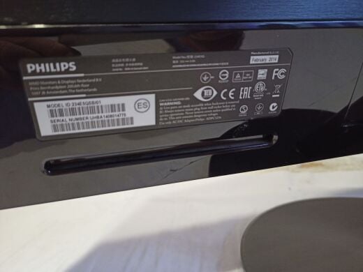 Монітор Б-клас Philips SmartImage Lite 234E5QSB/01 / 23" (1920x1080) IPS / 1x VGA, 1x DVI / VESA 100X100
