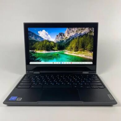 Нетбук Lenovo Chromebook 300e / 11.6" (1366x768) IPS Touch / Intel Celeron N4020 (2 ядра по 1.1 - 2.8 GHz) / 4 GB DDR4 / 32 GB SSD / Intel UHD Graphics 600 / WebCam / USB Type-C Нетбук Lenovo Chromebook 300e / 11.6" (1366x768) IPS Touch / Intel Celeron N4020 (2 ядра по 1.1 - 2.8 GHz) / 4 GB DDR4 / 32 GB SSD / Intel UHD Graphics 600 / WebCam / USB Type-C