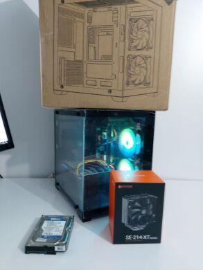 Игровой ПК GTL Infinity Black Tower / Intel Core i7-4790 (4 ядра по 3.6 - 4.0 GHz) / 16 GB DDR4 / 512 GB SSD + 500 GB HDD / AMD Radeon RX 570, 4 GB GDDR5, 256-bit