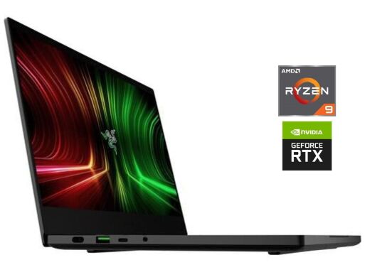 Ігровий ноутбук Razer Blade 14 RZ09-0427 / 14" (2560x1440) IPS / AMD Ryzen 9 6900HX (8 (16) ядер по 3.3 - 4.9 GHz) / 16 GB DDR5 / 1000 GB SSD / nVidia GeForce RTX 3070 Ti, 8 GB GDDR6, 256-bit / WebCam