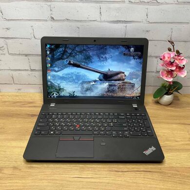 Ноутбук Lenovo ThinkPad E550 / 15.6" (1366x768) TN / Intel Core i5-5200U (2 (4) ядра по 2.2 - 2.7 GHz) / 8 GB DDR3 / 256 GB SSD / Intel HD Graphics 5500 / USB 3.0 / HDMI Ноутбук Lenovo ThinkPad E550 / 15.6" (1366x768) TN / Intel Core i5-5200U (2 (4) ядра по 2.2 - 2.7 GHz) / 8 GB DDR3 / 256 GB SSD / Intel HD Graphics 5500 / USB 3.0 / HDMI