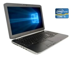 Ноутбук Б-класс Dell Latitude E5520 / 15.6" (1366x768) TN / Intel Core i5-2410M (2 (4) ядра по 2.3 - 2.9 GHz) / 8 GB DDR3 / 240 GB SSD / Intel HD Graphics 3000 / WebCam / DVD-ROM / Win 10 Pro
