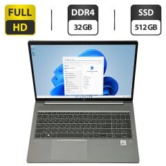 Мобільна робоча станція Б-клас HP ZBook Power G7 / 15.6" (1920x1080) IPS / Intel Core i5-10300H (4 (8) ядра по 2.5 - 4.5 GHz) / 32 GB DDR4 / 512 GB SSD / Intel UHD Graphics / WebCam / Fingerprint / Windows 11 Pro