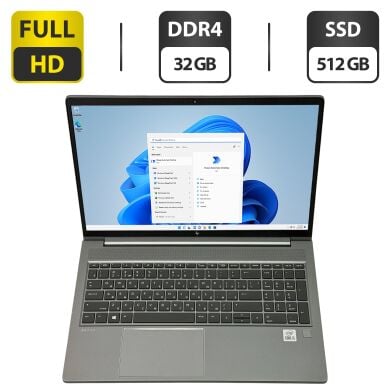 Мобильная рабочая станция Б-класс HP ZBook Power G7 / 15.6" (1920x1080) IPS / Intel Core i5-10300H (4 (8) ядра по 2.5 - 4.5 GHz) / 32 GB DDR4 / 512 GB SSD / Intel UHD Graphics / WebCam / Fingerprint / Windows 11 Pro