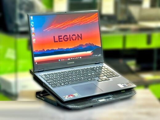 Игровой ноутбук Lenovo Legion 5 15ACH6H / 15.6" (1920x1080) IPS / AMD Ryzen 5 5600H (6 (12) ядер по 3.3 - 4.2 GHz) / 16 GB DDR4 / 512 GB SSD M.2 / nVidia GeForce RTX 3060, 6 GB GDDR6, 192-bit / WebCam / Win 11 Home