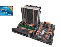 Комплект: Материнская плата Huananzhi X99 BD4 + Intel Xeon E5-2690 v3 (12 (24) ядер по 2.6 - 3.5 GHz) + 16 GB DDR4 + Кулер SNOWMAN M-T6