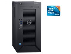 Рабочая станция Dell PowerEdge T30 Tower / Intel Xeon E3-1225 v5 (4 ядра по 3.3 - 3.7 GHz) / 16 GB DDR4 / 240 GB SSD + 1000 GB HDD / Intel HD Graphics P530