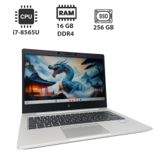 Ультрабук HP EliteBook 830 G6 / 13.3" (1920x1080) IPS / Intel Core i7-8565U (4 (8) ядра по 1.8 - 4.6 GHz) / 16 GB DDR4 / 256 GB SSD / Intel UHD Graphics / WebCam