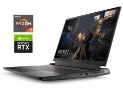 Ігровий ноутбук Б-клас Dell Alienware m17 R5 / 17.3" (1920x1080) IPS / AMD Ryzen 9 6900HX (8 (16) ядер по 3.3 - 4.9 GHz) / 16 GB DDR5 / 1000 GB SSD NVMe / nVidia GeForce RTX 3070 Ti, 8 GB GDDR6, 256-bit / WebCam