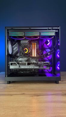Сборка под заказ: новый игровой ПК NZXT H6 Flow Tower / AMD Ryzen 7 7800X3D (8 (16) ядер по 4.2 - 5.0 GHz) / 32 GB DDR5 / 1000 GB SSD M.2 / nVidia GeForce RTX 5070, 12 GB GDDR7, 192-bit / 750W Сборка под заказ: новый игровой ПК NZXT H6 Flow Tower / AMD Ryzen 7 7800X3D (8 (16) ядер по 4.2 - 5.0 GHz) / 32 GB DDR5 / 1000 GB SSD M.2 / nVidia GeForce RTX 5070, 12 GB GDDR7, 192-bit / 750W