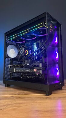 Сборка под заказ: новый игровой ПК NZXT H6 Flow Tower / AMD Ryzen 7 7800X3D (8 (16) ядер по 4.2 - 5.0 GHz) / 32 GB DDR5 / 1000 GB SSD M.2 / nVidia GeForce RTX 5070, 12 GB GDDR7, 192-bit / 750W Сборка под заказ: новый игровой ПК NZXT H6 Flow Tower / AMD Ryzen 7 7800X3D (8 (16) ядер по 4.2 - 5.0 GHz) / 32 GB DDR5 / 1000 GB SSD M.2 / nVidia GeForce RTX 5070, 12 GB GDDR7, 192-bit / 750W