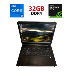 Игровой ноутбук Clevo PA71ES / 17.3" (1920x1080) IPS / Intel Core i7-8750H (6 (12) ядра по 2.2 - 4.1 GHz) / 32 GB DDR4 / 256 GB SSD + 1000 GB HDD / nVidia GeForce GTX 1070, 8 GB GDDR5, 256-bit / WebCam Игровой ноутбук Clevo PA71ES / 17.3" (1920x1080) IPS / Intel Core i7-8750H (6 (12) ядра по 2.2 - 4.1 GHz) / 32 GB DDR4 / 256 GB SSD + 1000 GB HDD / nVidia GeForce GTX 1070, 8 GB GDDR5, 256-bit / WebCam