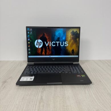 Игровой ноутбук HP Victus 15-fb001nr / 15.6" (1920x1080) IPS / AMD Ryzen AI 7 350 (8 (16) ядер по 2.0 - 5.0 GHz) / 16 GB DDR5 / 1000 GB SSD / nVidia GeForce RTX 5050, 8 GB GDDR7, 128-bit / WebCam
