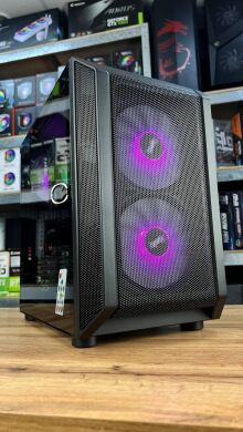 Игровой ПК 1stPlayer D3-3F2-Plus Black Tower / AMD Ryzen 5 3600 (6 (12) ядер по 3.6 - 4.2 GHz) / 16 GB DDR4 / 512 GB SSD M.2 / AMD Radeon RX 5700, 8 GB GDDR6, 256-bit / 550W