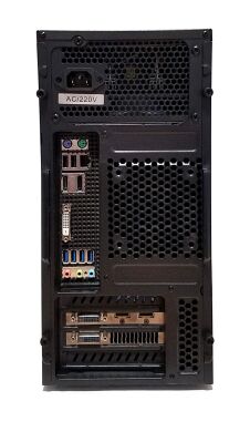 Игровой ПК Vinga CS301B Tower / Intel Xeon E3-1230 v6 (4 (8) ядра по 3.5 - 3.9 GHz) (аналог i7-6700) / 8 GB DDR4 / 128 GB SSD M.2 / nVidia GeForce GTX 750 Ti, 2 GB GDDR5, 128-bit / 400W / Win 10 Pro