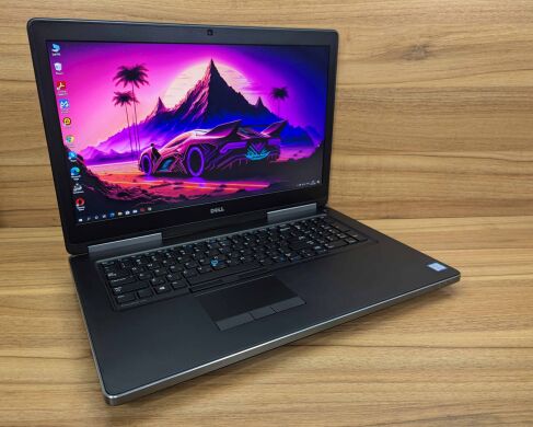 Мобильная рабочая станция Dell Precision 7720 / 17.3" (1920x1080) IPS / Intel Core i7-7820HQ (4 (8) ядра по 2.9 - 3.9 GHz) / 32 GB DDR4 / 256 GB SSD + 1000 GB HDD / nVidia Quadro P3000, 6 GB GDDR5, 192-bit / WebCam / Windows 10