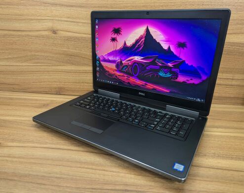 Мобильная рабочая станция Dell Precision 7720 / 17.3" (1920x1080) IPS / Intel Core i7-7820HQ (4 (8) ядра по 2.9 - 3.9 GHz) / 32 GB DDR4 / 256 GB SSD + 1000 GB HDD / nVidia Quadro P3000, 6 GB GDDR5, 192-bit / WebCam / Windows 10