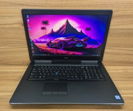 Мобильная рабочая станция Dell Precision 7720 / 17.3" (1920x1080) IPS / Intel Core i7-7820HQ (4 (8) ядра по 2.9 - 3.9 GHz) / 32 GB DDR4 / 256 GB SSD + 1000 GB HDD / nVidia Quadro P3000, 6 GB GDDR5, 192-bit / WebCam / Windows 10