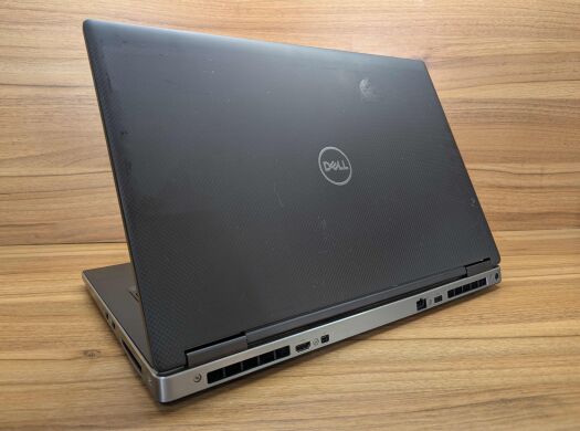Мобільна робоча станція Dell Precision 7740 / 17.3" (1920x1080) IPS / Intel Xeon E-2276M (6 (12) ядер по 2.8 - 4.7 GHz) / 32 GB DDR4 / 512 GB SSD + 512 GB SSD / nVidia Quadro RTX 4000, 8 GB GDDR6, 256-bit / WebCam / Windows 10