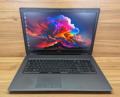 Мобільна робоча станція Dell Precision 7740 / 17.3" (1920x1080) IPS / Intel Xeon E-2276M (6 (12) ядер по 2.8 - 4.7 GHz) / 32 GB DDR4 / 512 GB SSD + 512 GB SSD / nVidia Quadro RTX 4000, 8 GB GDDR6, 256-bit / WebCam / Windows 10