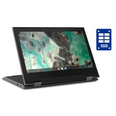 Нетбук-трансформер Lenovo 300e 2nd Gen / 11.6" (1366x768) IPS Touch / Intel Pentium Silver N5030 (4 ядра по 1.1 - 3.1 GHz) / 8 GB DDR4 / 128 GB SSD / Intel UHD Graphics 605 / WebCam / Win 10 Pro