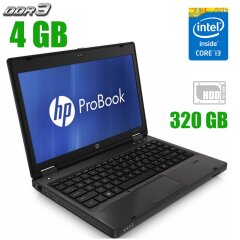 Нетбук HP Probook 6360b / 13.3'' (1366×768) TN / Intel Core i3-2310M (2 (4) ядра по 2.1 GHz) / 4 GB DDR3 / 320 GB HDD / Intel HD Graphics 3000