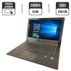 Ноутбук-трансформер Б-класс Lenovo IdeaPad Flex 2-14 / 14" (1366x768) TN Touch / Intel Core i5-4210U (2 (4) ядра по 1.7 - 2.7 GHz) / 8 GB DDR3 / 240 GB SSD / Intel HD Graphics 4400 / WebCam
