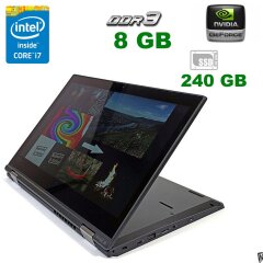 Ноутбук-трансформер Lenovo ThinkPad S5 Yoga 15 / 15.6" (1920x1080) IPS Touch / Intel Core i7-5500U (2 (4) ядра по 2.4 - 3.0 GHz) / 16 GB DDR3 / 500 GB SSD / nVidia GeForce 840M, 2GB DDR3, 64-bit / WebCam 