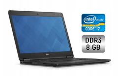 Ноутбук Б-класс Dell Latitude E7440 / 14" (1920x1080) IPS / Intel Core i7-4600U (2 (4) ядра по 2.1 - 3.3 GHz) / 8 GB DDR3 / 256 GB SSD / Intel HD Graphics 4400 / WebCam / Windows 10