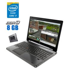 Ноутбук Б-класс HP EliteBook 8570w / 15.6" (1920x1080) TN / Intel Core i7-3520M (2 (4) ядра по 2.9 - 3.6 GHz) / 8 GB DDR3 / 256 GB SSD / AMD Radeon HD 7730M, 1 GB DDR3, 128-bit / WebCam
