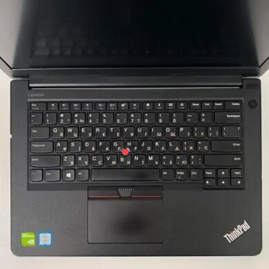 Ноутбук Б-клас Lenovo ThinkPad E470 / 14" (1920x1080) IPS / Intel Core i7-7500U (2 (4) ядра по 2.7 - 3.5 GHz) / 16 GB DDR4 / 512 GB SSD / nVidia GeForce 940MX, 2 GB GDDR5, 64-bit / WebCam / Fingerprint